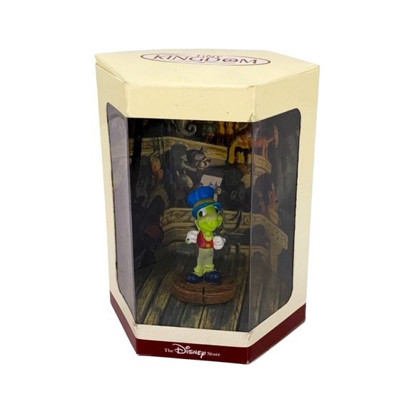 NIB Disney Tiny Kingdom Jiminy Cricket Figurine in Box Vintage Holiday Gift Idea - Picture 2 of 14